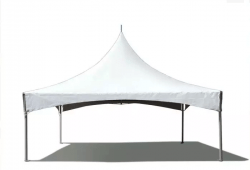 20' x 20' High Peak Tent Package (Black Chairs)